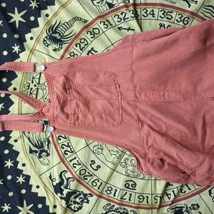 Aerie rusted orange overalls